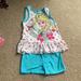 Disney Matching Sets | Girls Frozen Outfit Size 6 | Color: Blue/White | Size: 6g