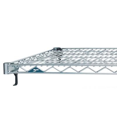 Metro A1836NS Super Erecta Stainless Steel Wire Shelf - 36"W x 18"D, Corner Release, Silver