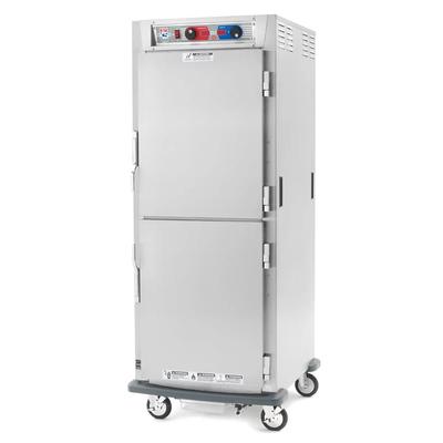 Metro C589-SDS-L Full Height Insulated Mobile Heated Cabinet w/ (34) Pan Capacity, 120v, Dutch Door, Full-Height, Stainless Steel