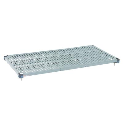 Metro MQ2442G MetroMax Q Polymer Louvered Shelf - 42"W x 24"D, Microban Antimicrobial, Blue