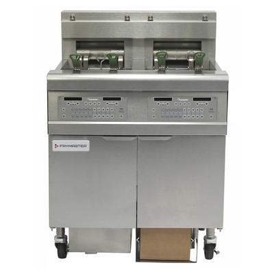 Frymaster FPEL214CA 240/1 Commercial Electric Fryer - (2) 30 lb Vats, Floor Model, 240v/1ph, Stainless Steel