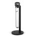 Rubbermaid FG9W3100SSBLA Infinity Pole Cigarette Receptacle w/ (1200) Butt Capacity - Domed Top, Snuff Plate, 1, 200 Butt Capacity, Black