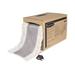 Rubbermaid FGM15000WH00 Select-a-Length Dust Mop Roll - 40' x 5", Cut Ends, White, Gray