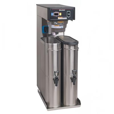 Bunn TB6 6 Gallon Automatic Twin Iced Commercial Tea Brewer, Rotating Brew Baskets, 120 V, 120V, Stainless Steel