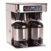 Bunn ICB TWIN Twin Infusion Series Coffee Brewer for ThermoFresh Servers - Stainless, 120-240v/1ph, Stainless Steel