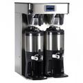 Bunn ICB Infusion Series Twin Platinum Edition Automatic Tall Coffee Brewer for ThermoFresh Servers - Stainless, 120-240v/1ph, Stainless Steel