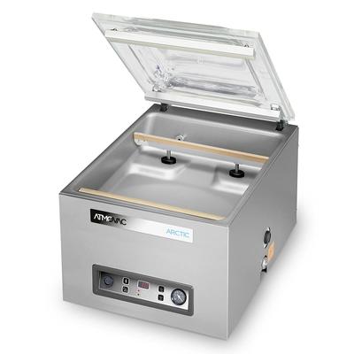 Eurodib ARCTIC16D Atmovac Countertop Vacuum Pack Machine w/ (2) 16 1/2" Seal Bars - Stainless Steel, 120v, Stainless Steel