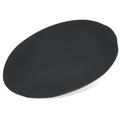 Carlisle 5310438 9" Free Form Melamine Dinner Plate, Slate, 12/Case, Black