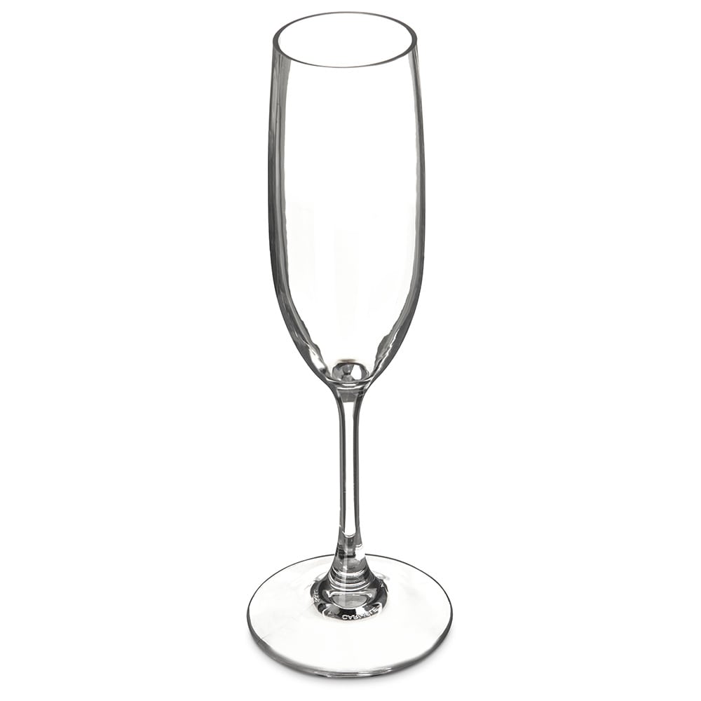Carlisle 564407 6 oz Champagne Flute - Polycarbonate, Clear, Pack of 24