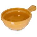 Carlisle 700622 4 5/8" Round Handled Soup Bowl w/ 8 oz Capacity, Plastic, Yellow