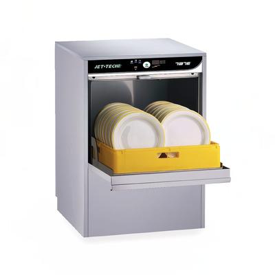 Jet Tech 737-E High Temp Rack Undercounter Dishwasher - (30) Racks/hr, 208v/1ph, Integrated Booster Heater, Stainless Steel