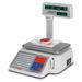 Detecto DL1060P 60 lb Digital Price Computing Scale w/ Label Printer & Pole Display, 120v, Stainless Steel