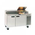 Delfield 18672PTBMP 72" Pizza Prep Table w/ Refrigerated Base, 115v, Stainless Steel