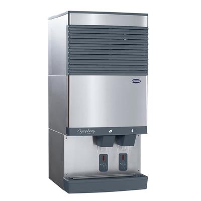 Follett 110CT425A-SI Symphony Plus 425 lb Countertop Nugget Ice Dispenser for Commercial Ice Machines - 90 lb Storage, Cup Fill, 115v, Air Cooled, Stainless Steel