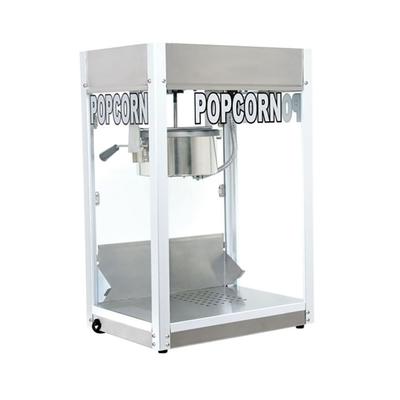 Paragon 1108710 Popcorn Machine w/ 8 oz Kettle & Silver Finish, 120v, Stainless Steel