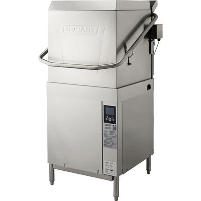 Hobart AM16VL-BAS-2 High Temp Door Type Dishwasher w/ 45 Racks/hr Capacity, Built-in Booster, 208-240v/3ph, High-Temp, Single Tank, Stainless Steel