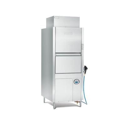 Hobart PW10ER-1 Advansys High Temp Door Type Dishwasher w/ 10 Racks/hr Capacity, Built-in Booster, 208-240v/3ph, Booster Heater, Stainless Steel