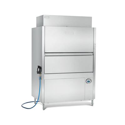 Hobart PW20ER-2 Advansys High Temp Door Type Dishwasher w/ 20 Racks/hr Capacity, Built-in Booster, 480v/3ph, Stainless Steel