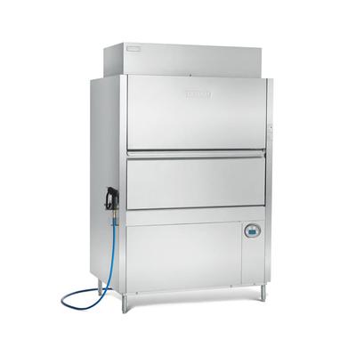 Hobart PW20ER-2 High Temp Door Type Dishwasher w/ Built-in Booster, 480v/3ph, Stainless Steel