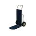 Forbes Industries 1555-CK-SS Bellman's Handtruck w/ 23 1/2" Fold Up Dropnose & Wrap Around Carpet - Brushed Steel, Stainless Steel