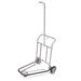 Forbes Industries 1573-SS-HB Luggage Cart Truck w/ Brushed Steel Frame & Garment Hanger Bar - 28"W x 37"D x 71 1/4"H, Brushed Stainless Stel, Stainless Steel