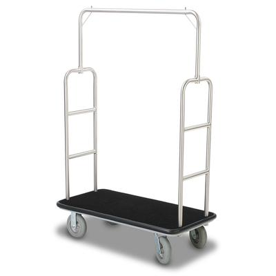 Forbes Industries 2497-DT Economy Luggage Cart w/ Carpeted Deck - 48