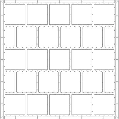 Forbes Industries 3202FK1 Florlok 1 Portable Dance Floor Set - 6 ft x 12 ft, Hardwood w/ Aluminum Frame