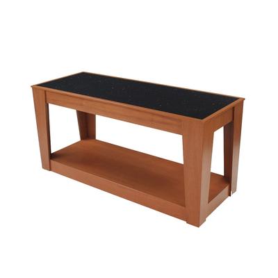 Forbes Industries 5200-8-C2 96" Mobile Induction Table w/ 2 Left & Right Cooking Units - Glass Cook Top, 120v, Stainless Steel