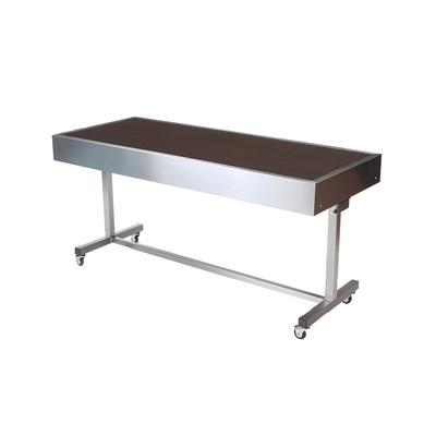 Forbes Industries 5220-5 60" Mobile Induction Table w/ Laminate Countertop - Induction Unit Not Included, Stainless Steel