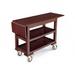 Forbes Industries 5529 3 Level Service Cart w/ (2) Drop Leaves - 38"W x 16"D x 30 1/2"H, Wood Veneer