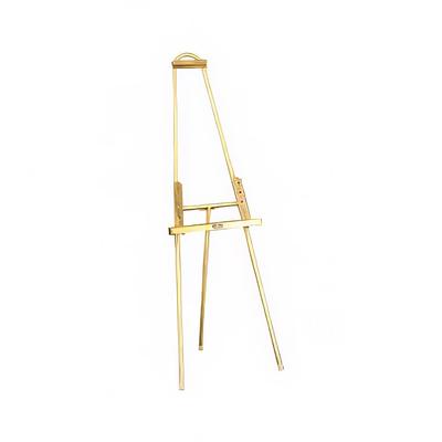 Forbes Industries 6811-PS Floor Easel w/ Adjustable Ledge - 24"W x 20"D x 66 1/2"H, Polished Stainless Steel