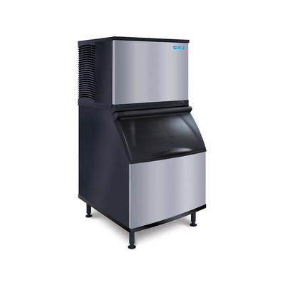 Koolaire 330 lb KYT Half Cube Ice Machine with Bin - 365 lb Storage, Air Cooled, Stainless Steel, 115v, KYT0300A/K400