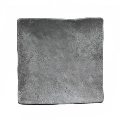 Elite Global Solutions D812SQ-CO 8" Square Melamine Salad Plate, Coal, Gray