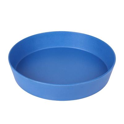 Elite Global Solutions ECO13R-BC 13" Round Bento Box - Melamine, Speckle Blue, 13" Diameter