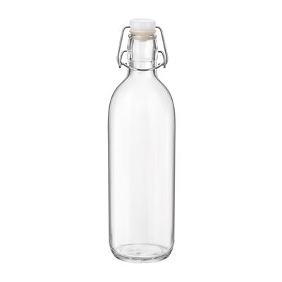 Steelite 49137Q470 Swing Top Bottles 34 oz Glass Bottle w/ Swing Top Seal, Clear