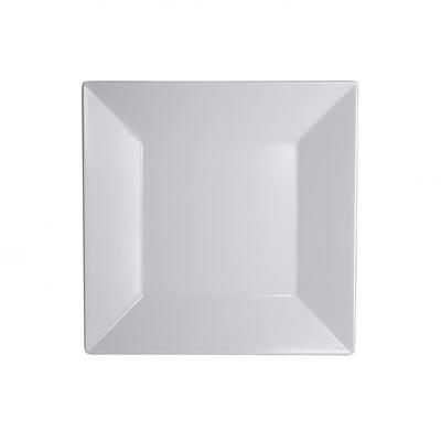 Steelite 7064MM202 6" Square Melamine Plate, Polar White