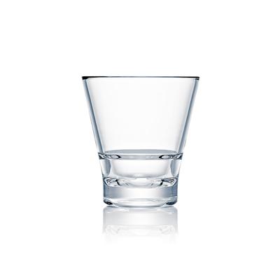 Strahl N710053 5 oz CapellaStack Rocks Glass, Plastic, Clear