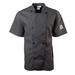 Chef Revival J205GR-M Short Sleeve Double Breasted Jacket, Medium, Pewter Grey, Gray