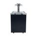 Micro Matic MDD23W-E-E Pro-Line E-Series 25" Dual Zone Wine Dispenser w/ (4) 1/6 Size Keg Capacity - (1) Column & (4) Taps, Black, 115v