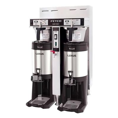 Fetco CBS-52H-15 High Volume Thermal Coffee Maker - Automatic, 19 1/2 gal/hr, 120/208240v, Silver