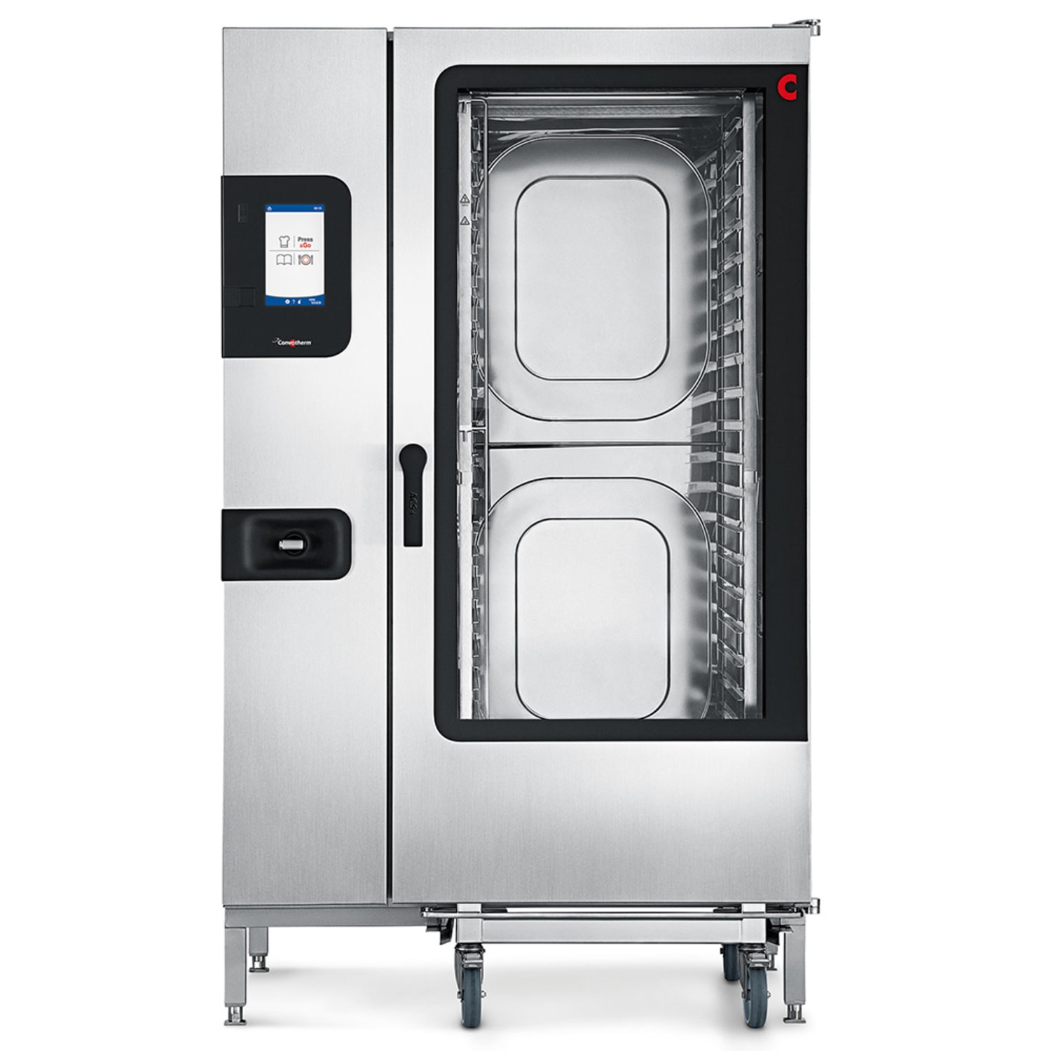 Convotherm C4ET20.20EB DD Full Size Combi Oven - Boiler Based, 440-480v/3ph, EasyTouch Controls, Stainless Steel