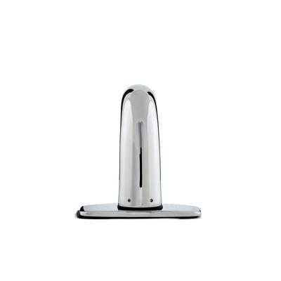 Zurn Industries Z6950-XL-S-CP4-E Deck Mount Sensor Faucet w/ 1.5 gpm Aerator & 4" Cover Plate - Chrome, Single Hole