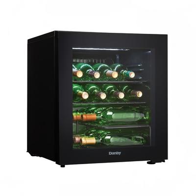 Danby DWC018A1BDB 18" 1 Section Commercial Wine Cooler w/ (1) Zone - 16 Bottle Capacity, 115v, Black
