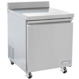 MoTak MWR-28 27" Worktop Refrigerator w/ (1) Section, 115v, Silver