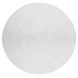 10 Strawberry Street HAG-1 10 7/10" Hammered Glass Dinner Plate - Glass, Clear