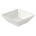 10 Strawberry Street WTR-5SQFLRBWL Whittier 5 1/4" Square Porcelain Bowl w/ 8 oz Capacity, White