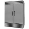 Excellence Industries CR-43HC Economy Line 54 3/8" Reach In Refrigerator - (2) Left/Right Hinge Solid Doors, 115v, Silver