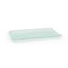 Front of the House DAP000FRG23 Rectangular Arctic Plate - 11" x 5 1/2", Glass, Green, 12 per case