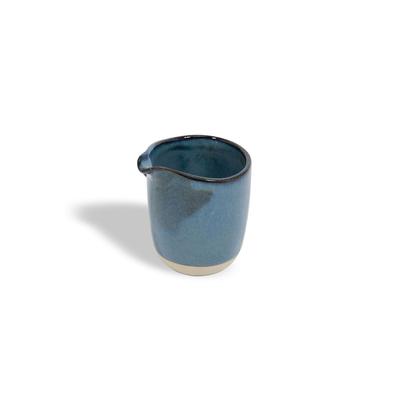 Front of the House TCR019BLP23 8 oz Artefact Creamer - Porcelain, Indigo, Blue