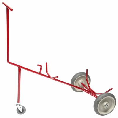 Devault Enterprises ICD-5000 3 Wheel Keg Caddy - Metal, Red